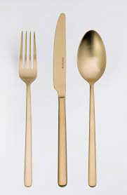 Nardo Mat Champagne Fourchette 12 pces